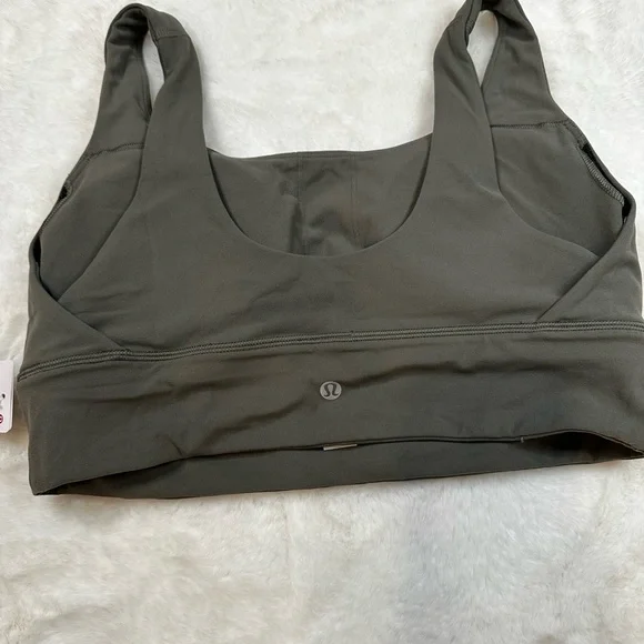 Lululemon Align Bra in Dark Gray-green sage - Picture 4 of 5